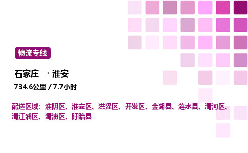 石家莊到淮安專線直達-石家莊至淮安貨運公司-專業(yè)物流運輸專線